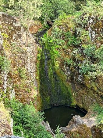 large pool at bottom of Lost Falls