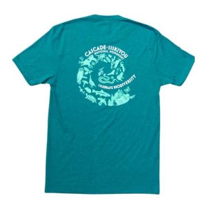 T-Shirt (unisex & women's) - Celebrate Biodiversity, Teal