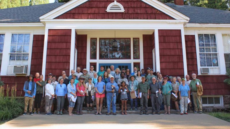 Bio Blitz participants gather for a photo